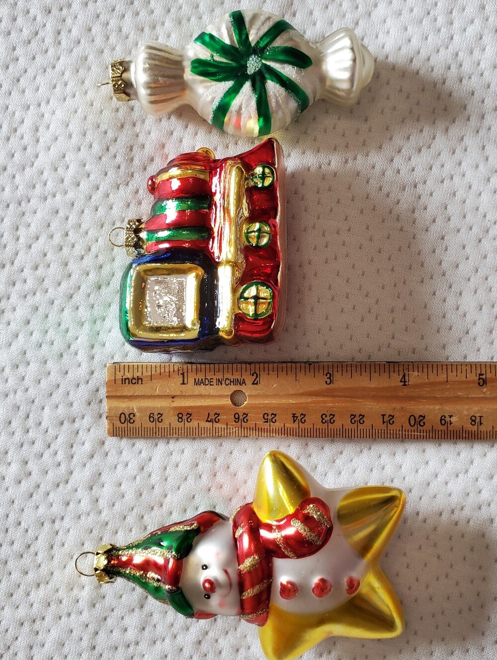 Vintage Thomas Pacconi Classics Blown Glass Christmas Ornaments Lot 2003 - Picture 6 of 13